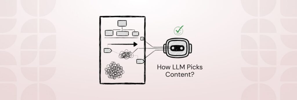 How LLMs Choose Content to Form an Answer
