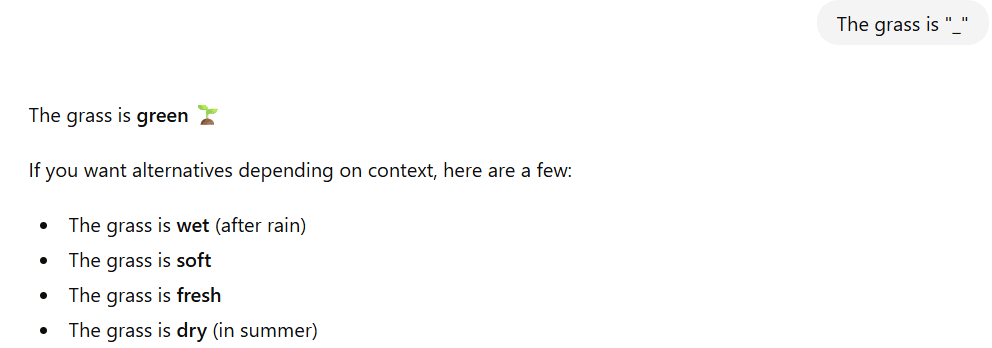 LLM predicting next words step by step