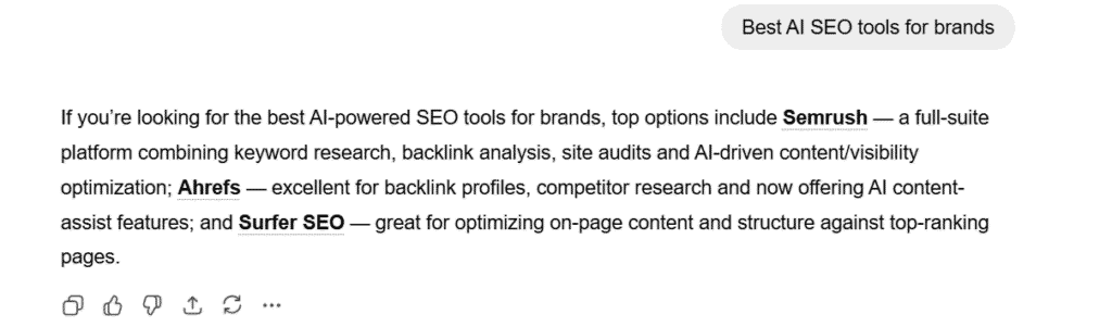 Manual tracking in ChatGPT