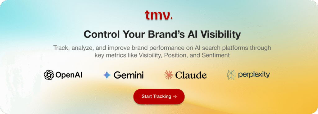 Track, analyze, and improve brand performance on AI search platforms through key metrics like Visibility, Position, and Sentiment with Track My Visibility tool
