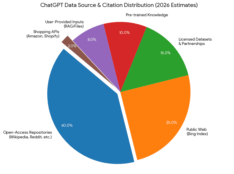 ChatGPT citation Distribution