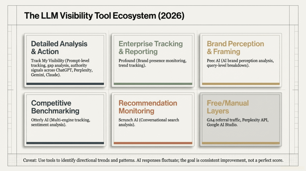 Best Tools to Track LLM Visibility in 2026
