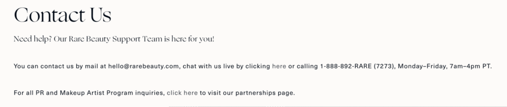 Local business schema with contact information