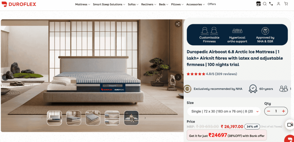 Product with certification and community recognition