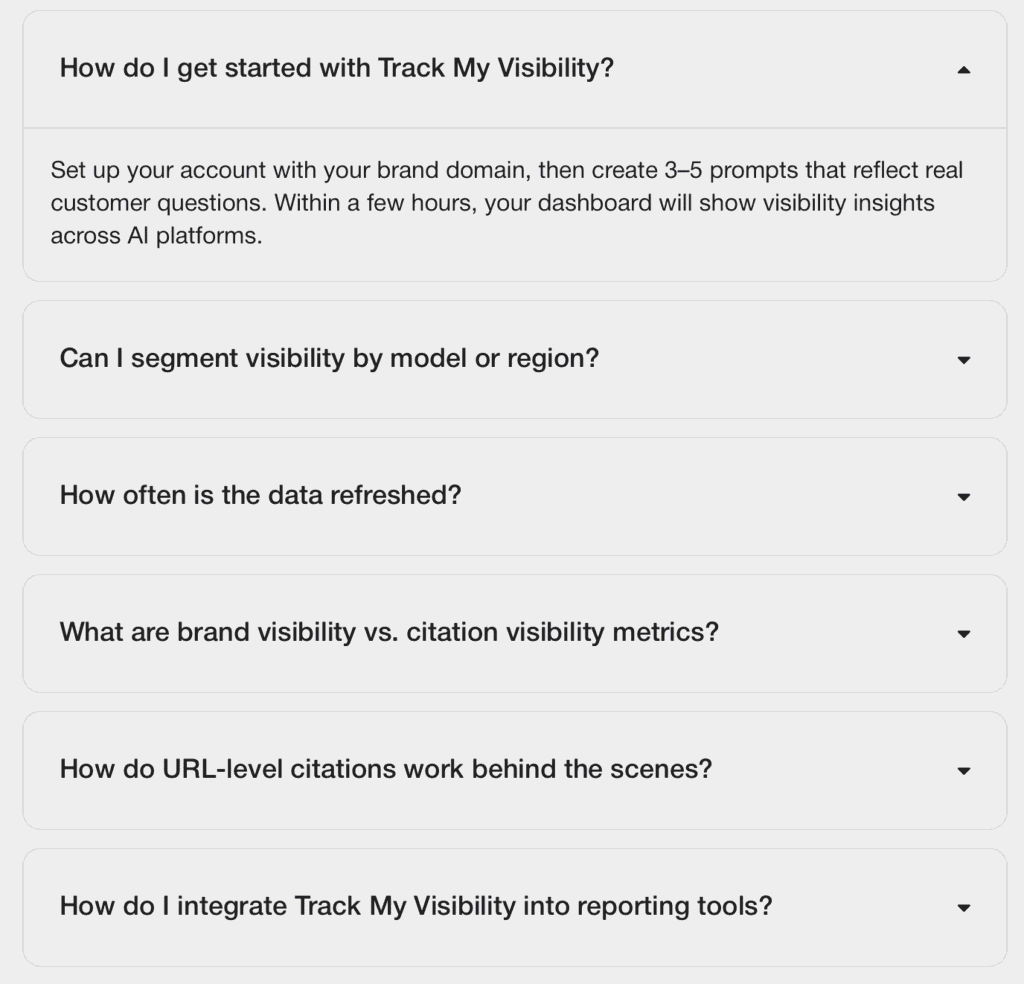 FAQ schema example
