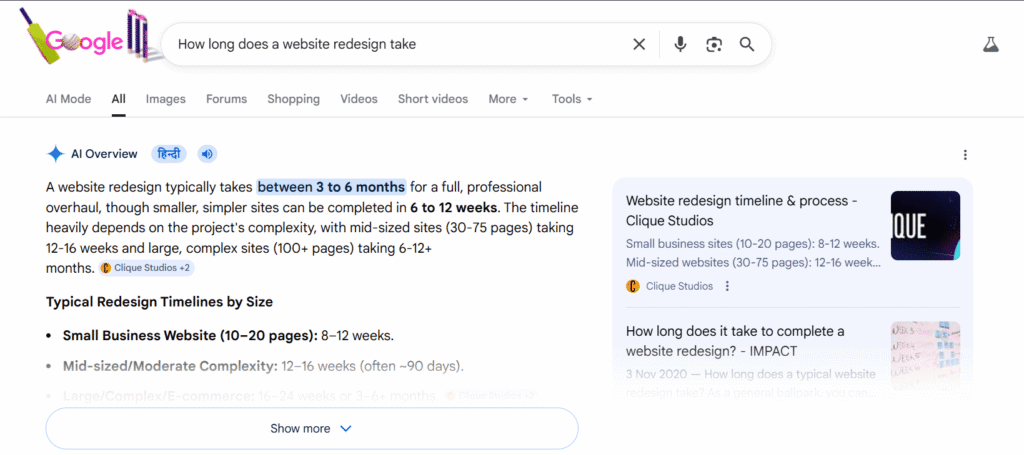 Direct answer-first FAQ format optimized for AI search extraction