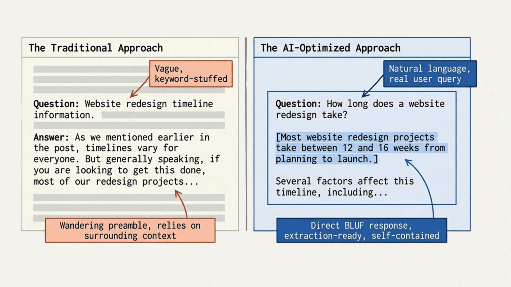 The Anatomy of an AI - Optimized FAQ