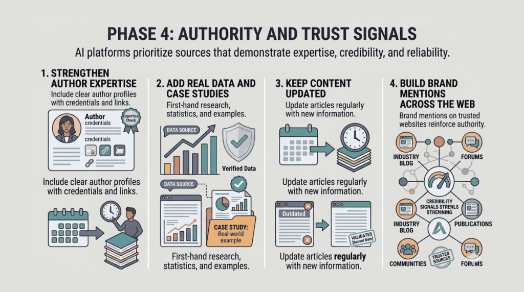 Authority and Trust Signals