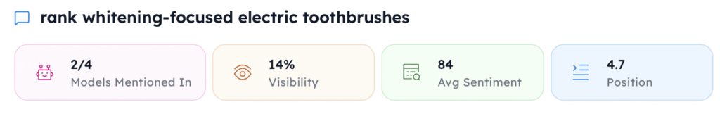 TMV prompt sentiment analysis