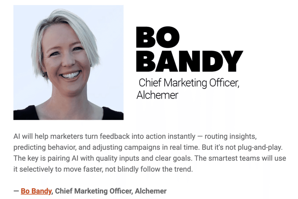 Expert quotes from CMO