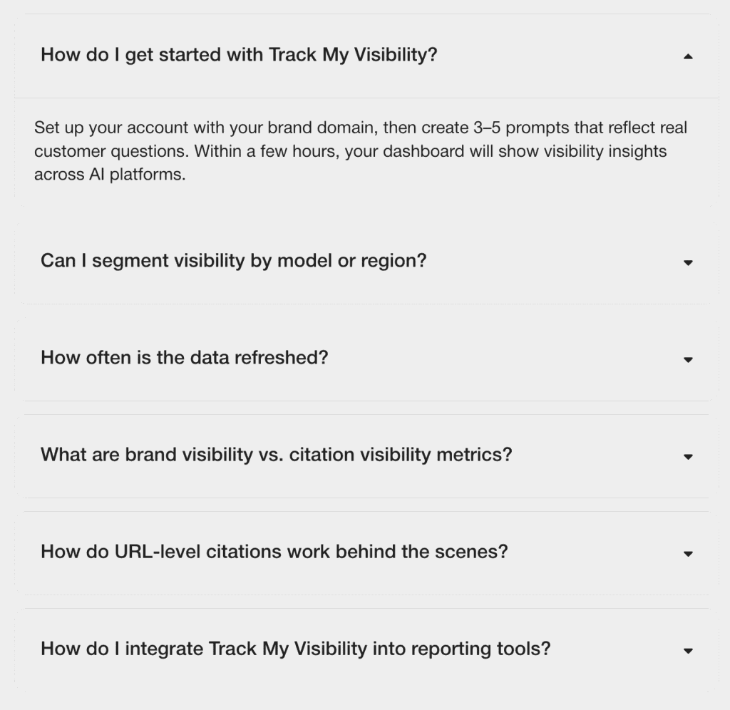 FAQ schema example
