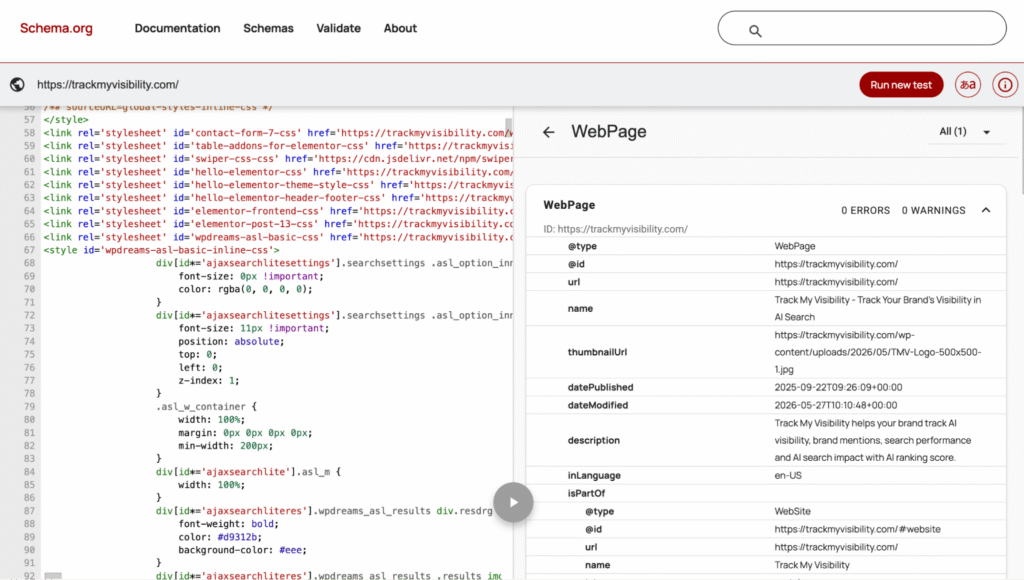 Schema Markup Example